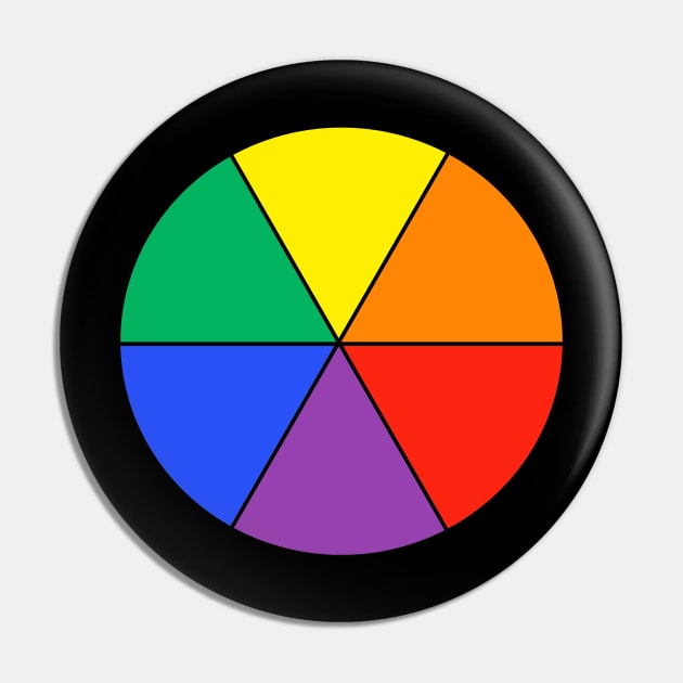 Color Wheel Pin by ElviaMontemayor