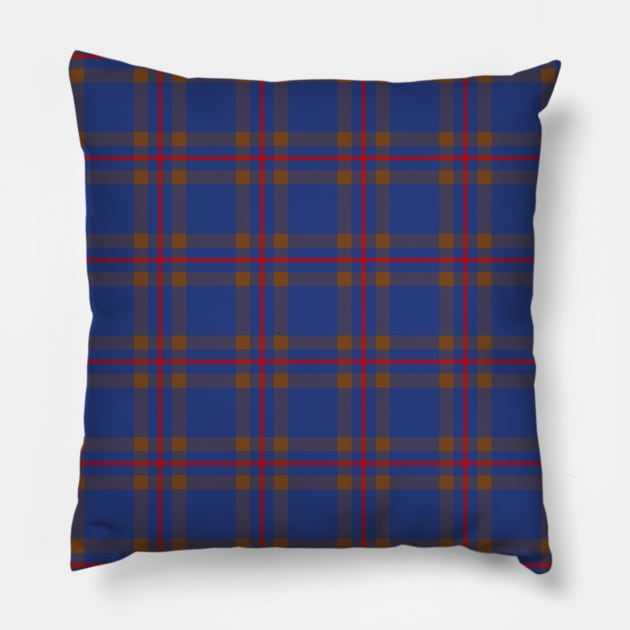 Scottish Clan Elliot Tartan Plaid Pillow by CelticFlame