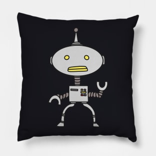 Robot retro Science-Fiction Comic Pillow