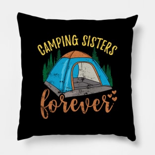 Camping Sisters Pillow