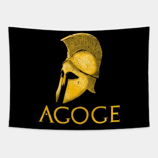 Agoge - Ancient Spartan Military - Greek History Tapestry