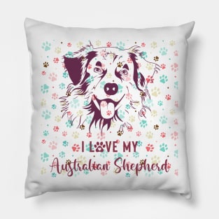 I love my australian shepherd dog Pillow