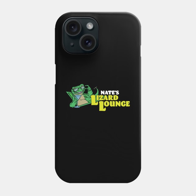 Nate's Lizard Lounge ("The Rehearsal") Phone Case by maninsidetees