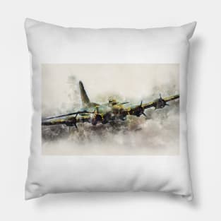 B-17 Flying Fortress - Painting Pillow