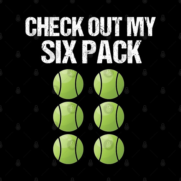 Check Out my Six Pack Tennis Abs Funny Sport Gym Workout by Fargo