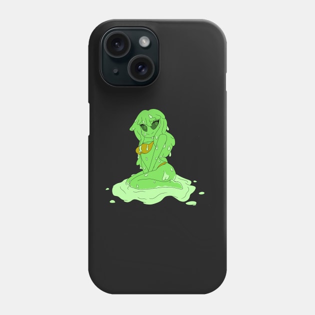 Slime Monster Girl Phone Case by CactusMonsters