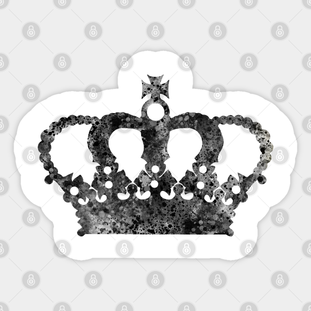 King Crown Sticker Teepublic Uk - Crown Wall Decor Uk King Crown Sticker Teepublic Uk - Crown Wall Decor Uk
