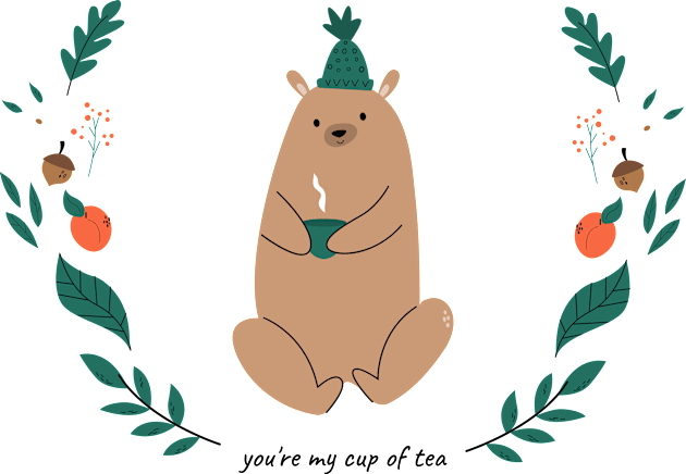 You’re my cup of tea Kids T-Shirt by Biddie Gander Designs