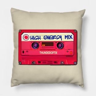 High Energy Mix Tape Pillow