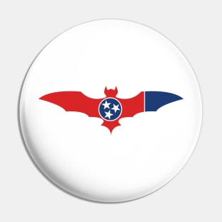 Tennessee Bat Flag Pin