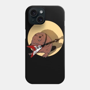 Rock'n'roll beaver Phone Case