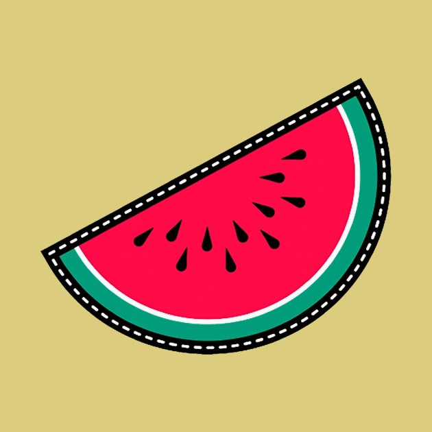 Watermelon Tropical Fruit by RainasArt