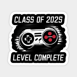 Class Of 2025 Level Complete 2025 Graduation Gamer Grad Magnet