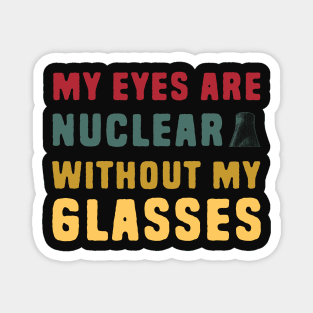 Funny Nuclear Pun Magnet