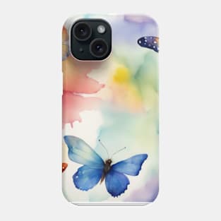 Watercolor Butterflies Phone Case