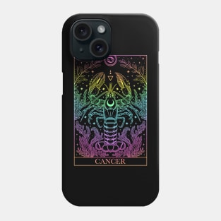 Zodiac sign tarot card Cancer Phone Case