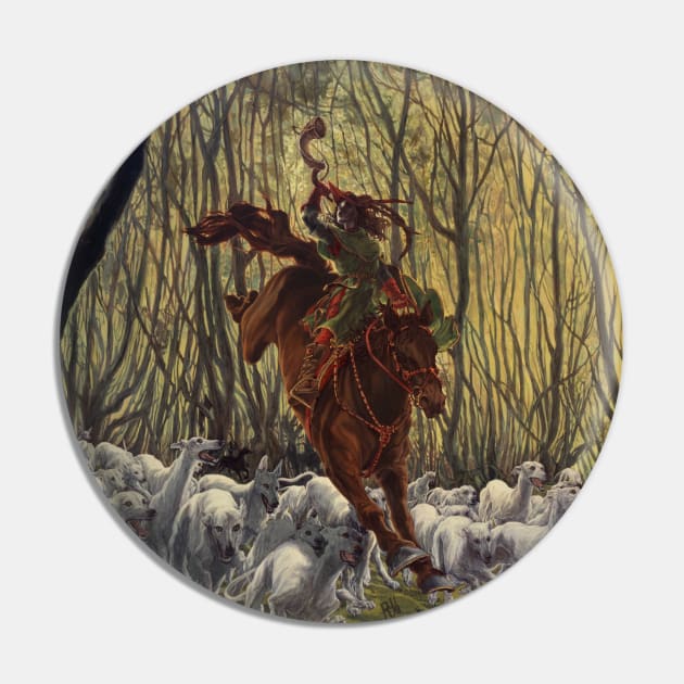 Grand Master of the Hunt Pin by RebeccaYanovskaya