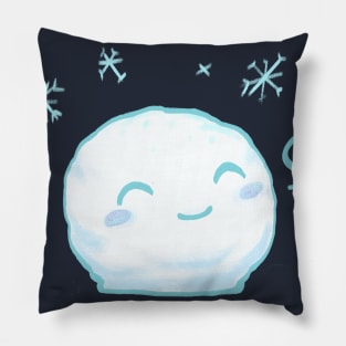 Happy Snowball Pillow