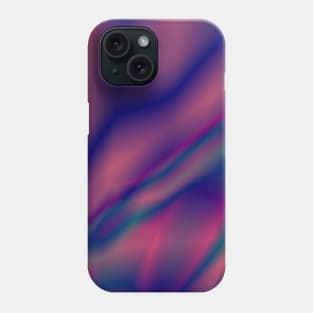 red purple green abstract texture Phone Case