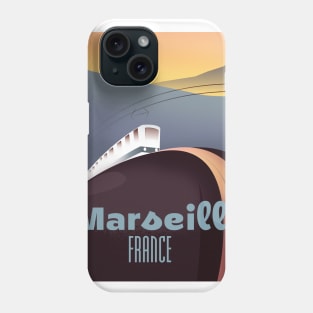 Marseille France Train poster Phone Case