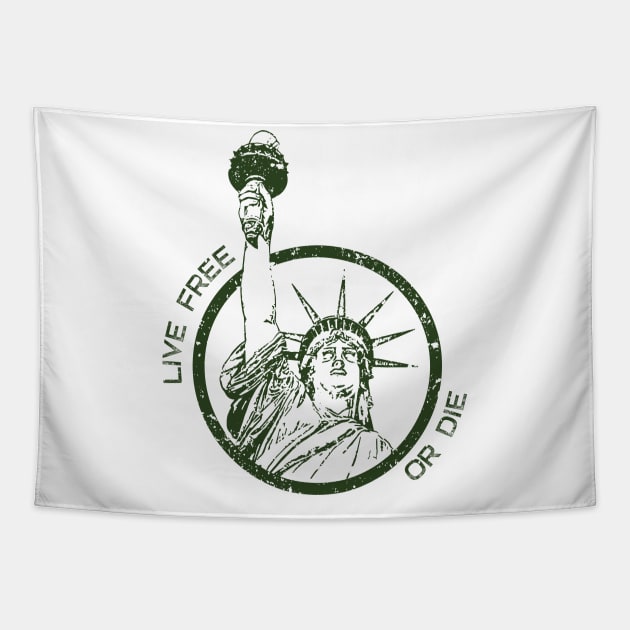 Live Free of Die Statue of Liberty Tapestry by kellyoconnell