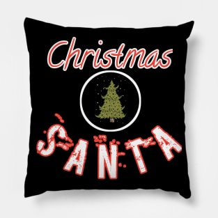 santa funny christmas gift shirt happy day Pillow