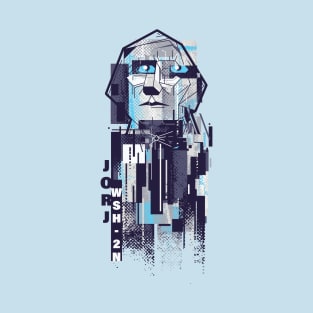 George Washington Glitch Pop Art T-Shirt