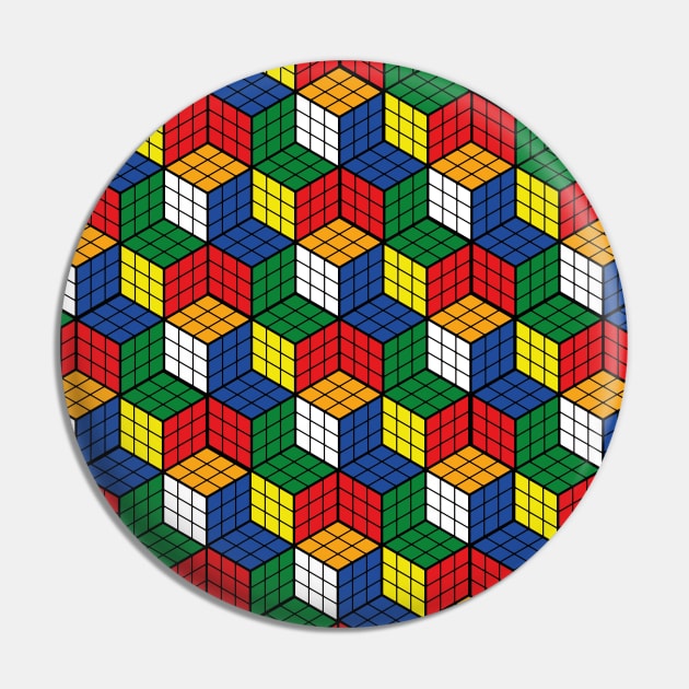 funky primary colors isometric cubes pattern Pin by desperateandy