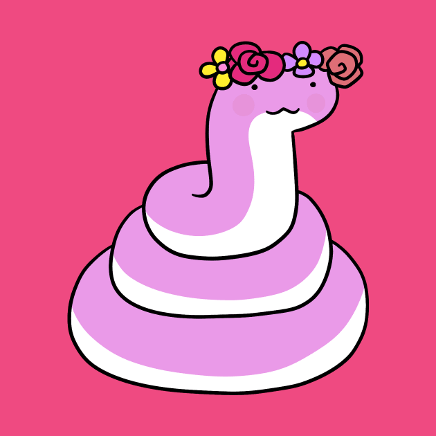 Flower Crown Snake by saradaboru