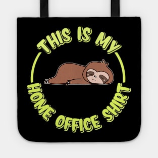 Funny Home Office Sloth Tote