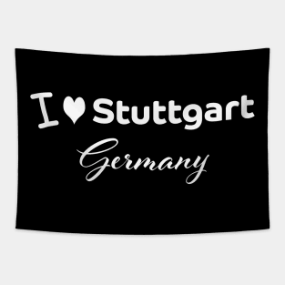 I love Stuttgart Germany Tapestry