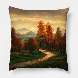 Autumn Landscape Pillow