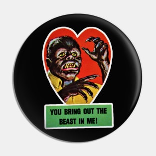 Valentines Beast Pin