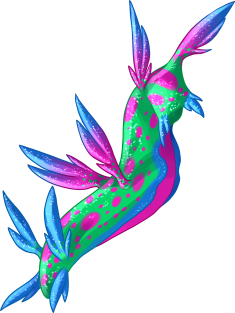 Polysexual Nudibranch Magnet