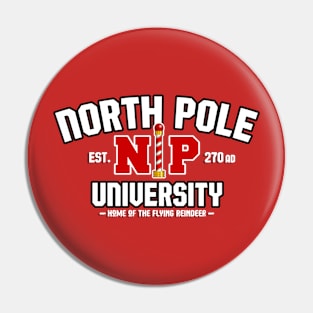 North Pole University Pin