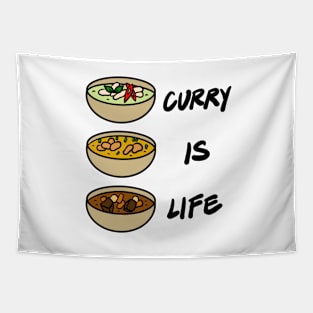 Curry is Life - Thai Curry Indian Curry Japanese Curry Tapestry