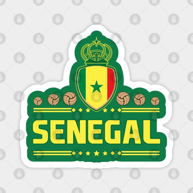 SENEGAL FOOTBALL SPORT Magnet by VISUALUV