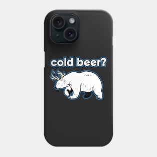 Funny Polar Bear Cold Beer Phone Case