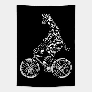 SEEMBO Giraffe Cycling Bicycle Bicycling Biking Riding Bike Tapestry