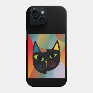 Cat Cubism Phone Case