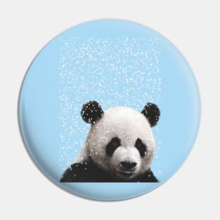 Cuteness Overload Panda Snow Pin