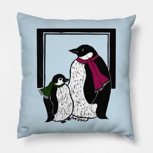 It's cold out here, penguins Pillow