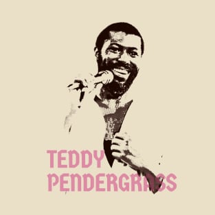 teddy pendergrass // vIntage black white T-Shirt