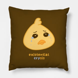 Existential Crysis Duck Pillow