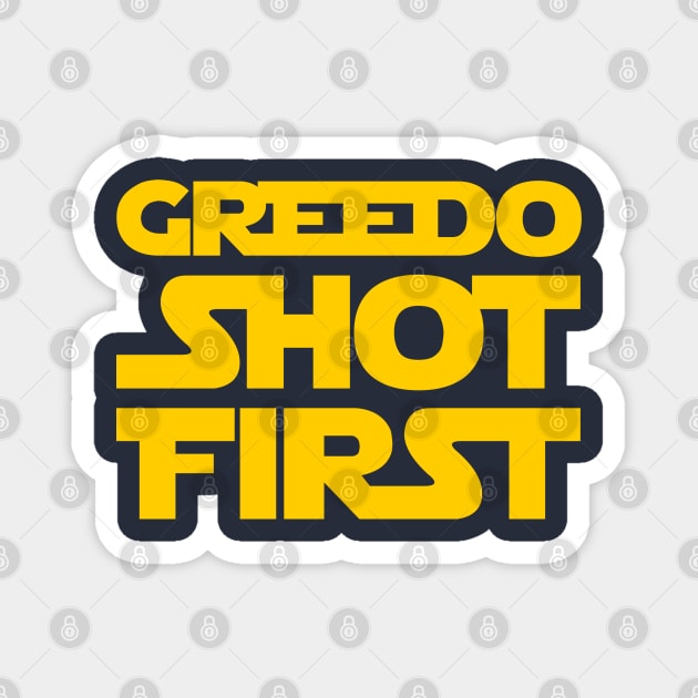 Greedo Shot First Magnet by Solenoid Apparel