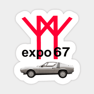 Alfa Romeo Montreal Expo 67 Magnet