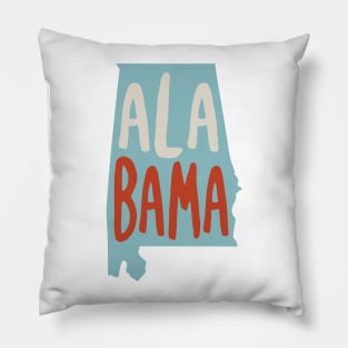 State of Alabama Pillow