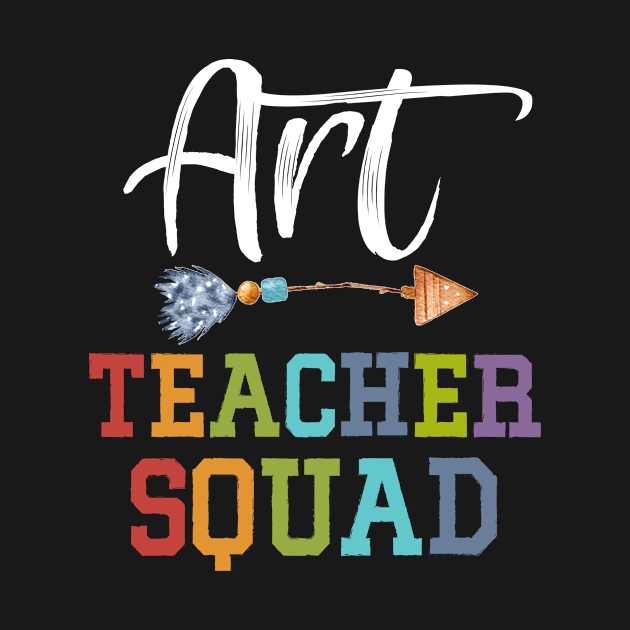 Awesome Art Teacher Squad Funny Colleague by chaucl