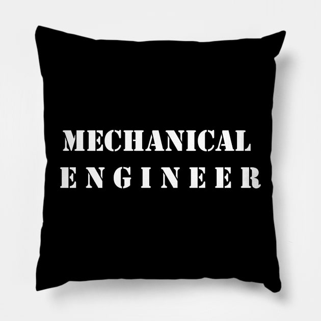 Mechanical Engineer T-shirts Pillow by haloosh