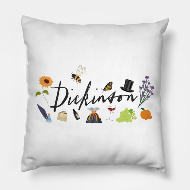 Dickinson Series Art Pillow by aplinsky